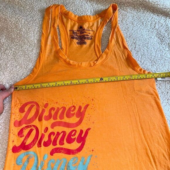 Disney Parks Women's Orange Graphic Racerback Tank Top Size XL NWT - Picture 6 of 7